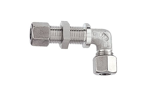 RIEGLER 112450-ES 180 Winkel-Schottverschraubung, Rohr-Außen-Ø 6 mm, Edelstahl 1.4571, 1Stk RIEGLER 112450-ES 180 Winkel-Schottverschraubung, Rohr-Außen-Ø 6 mm, Edelstahl 1.4571, 1Stk von Riegler