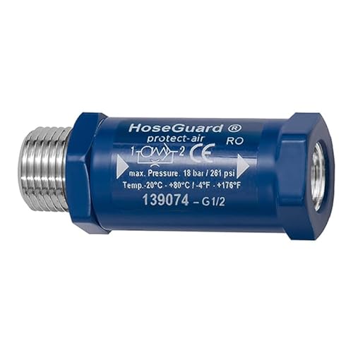 RIEGLER 139074-2222.12 Schlauchbruchsicherung »Hose Guard«, Alu/Polyacetat, G 1/2 AG/IG, 1Stk RIEGLER 139074-2222.12 Schlauchbruchsicherung »Hose Guard«, Alu/Polyacetat, G 1/2 AG/IG, 1Stk von Riegler