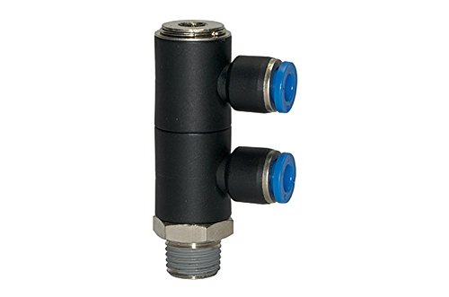 Riegler 109660 L-Mehrfachverteiler "Blaue Serie", 2-fach, drehbar, R 1/8 o. Riegler 109660 L-Mehrfachverteiler "Blaue Serie", 2-fach, drehbar, R 1/8 o. von Riegler