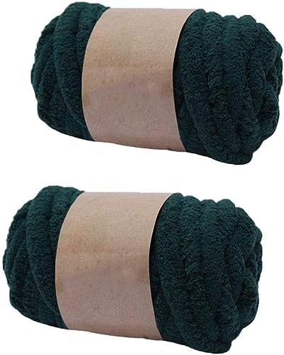 RIESKAS Chenille-Garn für Armstricken, Deckengarn, Jumbo-Chenille-Garn, DIY, Matte, Mütze, Schals, 250 g, Violett, 2 Stück RIESKAS Chenille-Garn für Armstricken, Deckengarn, Jumbo-Chenille-Garn, DIY, Matte, Mütze, Schals, 250 g, Violett, 2 Stück von RIESKAS