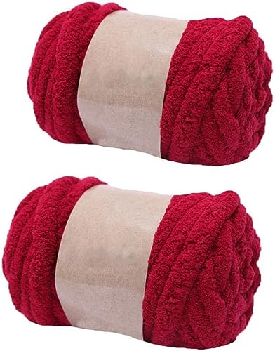 RIESKAS Chenille-Garn, 2 x 250 g, Polyester, superdick, 2 cm, ideal für Bastelprojekte, Geschenke RIESKAS Chenille-Garn, 2 x 250 g, Polyester, superdick, 2 cm, ideal für Bastelprojekte, Geschenke von RIESKAS