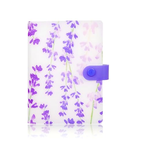 Quittungsgutschein-Organizer, 104 Taschen, kleines Akkordeon-Ordner, 17 x 12 cm, ideal für Karten, Rechnungen und Dokumente, Naturviolett Quittungsgutschein-Organizer, 104 Taschen, kleines Akkordeon-Ordner, 17 x 12 cm, ideal für Karten, Rechnungen und Dokumente, Naturviolett von RIHEAN