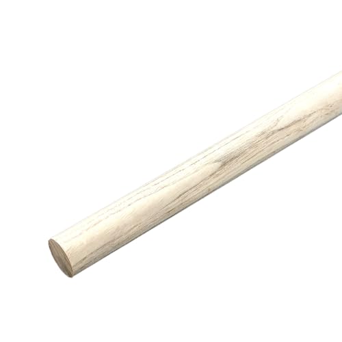 RINGGLO Holzdübel-Rundstäbe Mit Einem Durchmesser Von 20–40 Mm, Einer Länge Von 500 Mm Für Modellbau, Dekorationen, Heimwerker- Und Bastelprojekte,40x500mm von RINGGLO