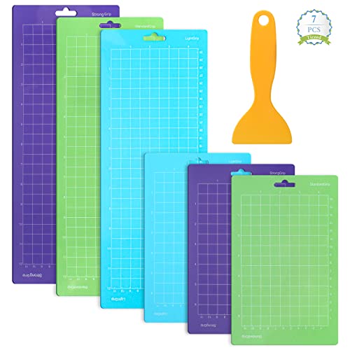 Ticeed 6 Stück Schneidematte für Cricute mit 1 Spachtel Rutschfeste Schneidematte Ersatzzubehör Strapazierfähige Matte zum Nähen Quilten Handwerks Schneidematten Set L/35.5 * 34cm S/21.5 * 14cm Ticeed 6 Stück Schneidematte für Cricute mit 1 Spachtel Rutschfeste Schneidematte Ersatzzubehör Strapazierfähige Matte zum Nähen Quilten Handwerks Schneidematten Set L/35.5 * 34cm S/21.5 * 14cm von Ticeed