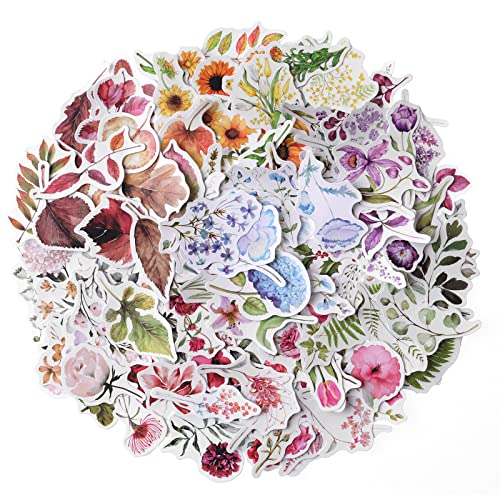 RISYPISY 240pcs Vintage-Aufkleber-Set, Blumen Scrapbook-Aufkleber dekorative Papieraufkleber Aufkleber im Kleinformat Laptop-Aufkleber für Bullet Journal, Kunsthandwerk, Umschlag, Wasserflasche RISYPISY 240pcs Vintage-Aufkleber-Set, Blumen Scrapbook-Aufkleber dekorative Papieraufkleber Aufkleber im Kleinformat Laptop-Aufkleber für Bullet Journal, Kunsthandwerk, Umschlag, Wasserflasche von RISYPISY