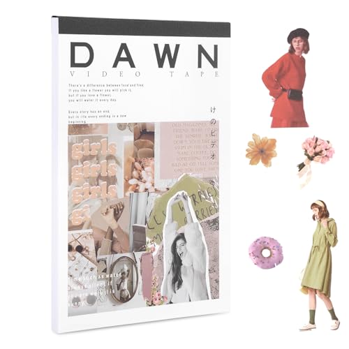 RISYPISY 2500+ Stück/50 Blatt schöner Aufkleber Washi Aufkleber Dekorative Aufkleber für Scrapbooking, Journaling, Kalender, Themenbezogene Albumseiten Süße Aufkleber für Mädchen Teenager RISYPISY 2500+ Stück/50 Blatt schöner Aufkleber Washi Aufkleber Dekorative Aufkleber für Scrapbooking, Journaling, Kalender, Themenbezogene Albumseiten Süße Aufkleber für Mädchen Teenager von RISYPISY
