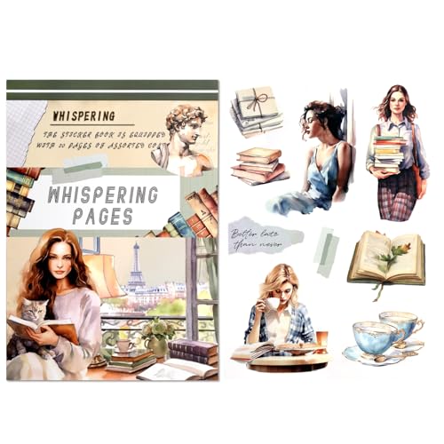 RISYPISY Weihnachten PET/Papier Aufkleber für Journaling, 20 Blätter Buchen Sie Scrapbooking Supplies, 224pcs Aufkleber Supplies Dekoration Journaling Supplies RISYPISY Weihnachten PET/Papier Aufkleber für Journaling, 20 Blätter Buchen Sie Scrapbooking Supplies, 224pcs Aufkleber Supplies Dekoration Journaling Supplies von RISYPISY