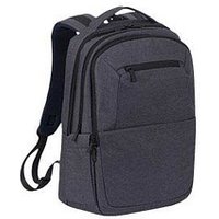 RIVACASE Laptop-Rucksack Suzuka 7765 Kunstfaser schwarz/grau bis 40,6 cm (16 Zoll) von RIVACASE