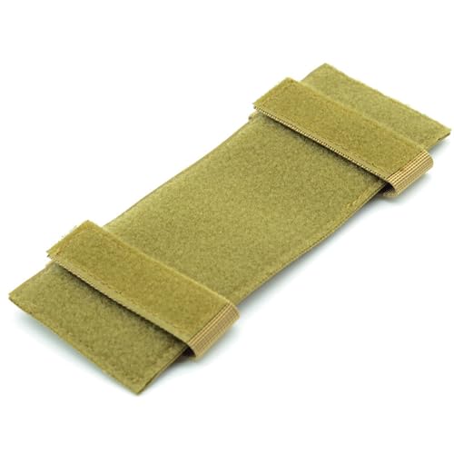 7,5x3" Tactical Moral Patches Board,Molle-Patch Panel,Molle Klett Patches Board,Molle Zubehör Aufsatz Patch Halter,Molle Patches Klett Halterung Befestigungs für Rucksäcke Hunting Outdoor (Khaki) von RIVDEE