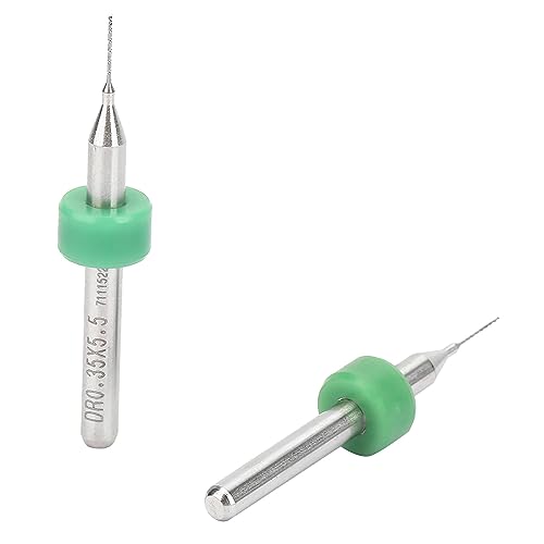 10pcs Hohe Härte Carbid -Bohrer -Bits für CNC Gravur Leiterplatte Eingestellt (0,35 mm) von RIZGHWOY