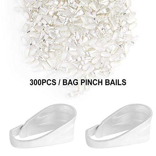 300pcs Snap Jewelry Fundings Legierung Kaution Set, Plattierte Prise -Clips in 3kolor für die Halskette von Ohrring -Armbandkette, Einzigartige Baumelnde Komponenten (GOLD) (SILVER) von RIZGHWOY