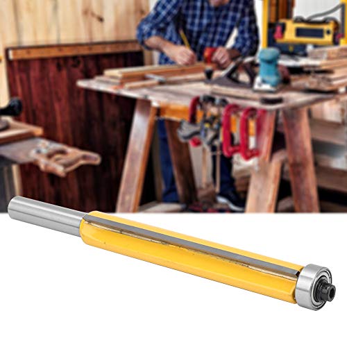 8mm Schaft Router Bit Holzbearbeitungsschneider mit Lager Zum Trimmen- Geeignet für Holztürrahmen, Schränke- 1 X Router Bit Enthalten (8*12,7*76,2mm) von RIZGHWOY