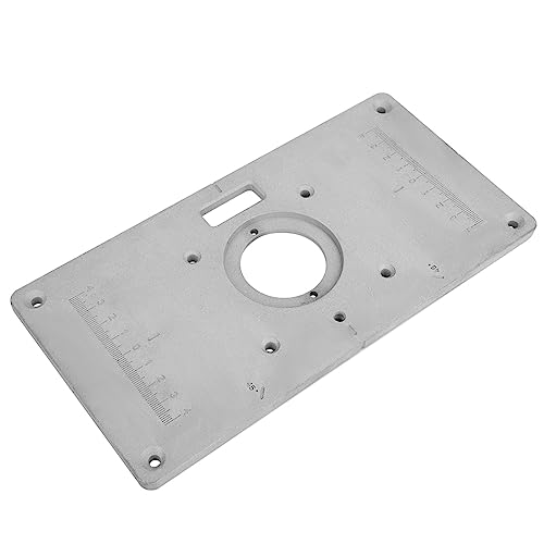 Bohrer und Installieren Sie Einen Beliebigen Router Genau mit Aluminium -Holzbearbeitung von Router Tischetischplatte und Kunststoffring, Haltbar von RIZGHWOY
