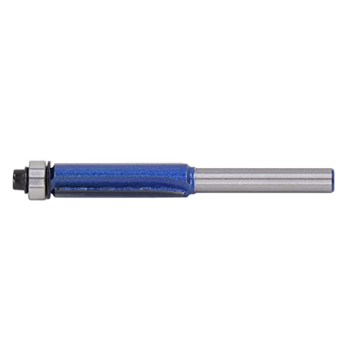 Chamfer Milling Cutter Bit Wolfram Stahllegierkante Trimming Endmühle, Verschleiß -Proof -PTFE Beschichtung für Workshops/Hobbyisten (6x3/8x30) von RIZGHWOY