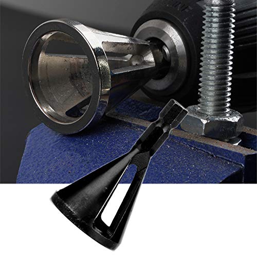 Debrimming External Chamfer Tool Entfernen Effizient Burr für Elektrische Bohrer Edelstahl Black 1PC für Workshop -Enthusiasten von RIZGHWOY