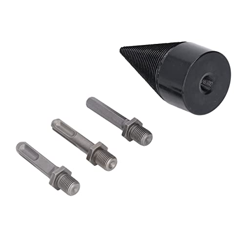 Elektrischer Holzbohrbohrbit Set mit Abnehmbaren Schälen für den Kohlenstoffstahl Holzsplitter -Bohrer, Elektrisches Brennholz -Baumstamm -Splitter -Bit - Bit (38 mm) (45 mm) von RIZGHWOY