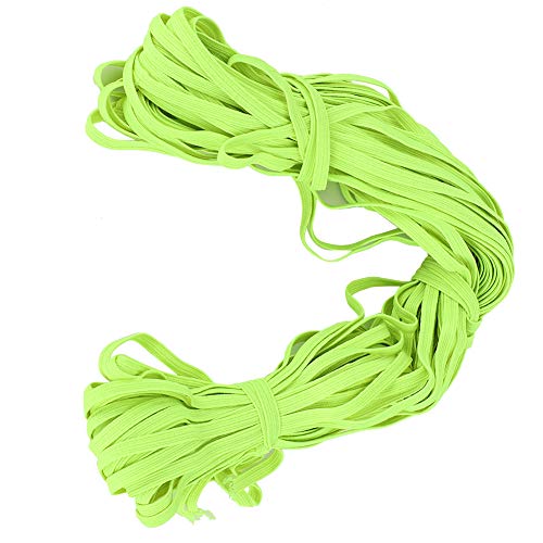 Flaches Farbiges Elastisches Band für Kleidung Accessoires 6 Mm Belastbares Elastizitätseil für Kleidungskreationen und Reparaturen, 30 Yards/Rollen, 1 X Elastizitätsband, Geeignet für DIY (GREEN) Flaches Farbiges Elastisches Band für Kleidung Accessoires 6 Mm Belastbares Elastizitätseil für Kleidungskreationen und Reparaturen, 30 Yards/Rollen, 1 X Elastizitätsband, Geeignet für DIY (GREEN) von RIZGHWOY
