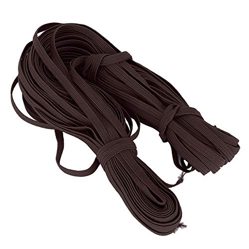 Flaches Farbiges Elastisches Band für Kleidung Accessoires 6 Mm Belastbares Elastizitätseil für Kleidungskreationen und Reparaturen, 30 Yards/Rollen, 1 X Elastizitätsband, Geeignet für DIY (dunkler Flaches Farbiges Elastisches Band für Kleidung Accessoires 6 Mm Belastbares Elastizitätseil für Kleidungskreationen und Reparaturen, 30 Yards/Rollen, 1 X Elastizitätsband, Geeignet für DIY (dunkler von RIZGHWOY
