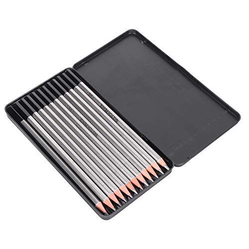 Graphit Zeichnung Skizzierstifte Setzen Sie Professionelle Texturschattierung und -mischung für Skizzenliebhaber mit Kastenkunstmalerei Accessoire für Reisende Kiefernholz/Schwarz 12pcs Stifte Graphit Zeichnung Skizzierstifte Setzen Sie Professionelle Texturschattierung und -mischung für Skizzenliebhaber mit Kastenkunstmalerei Accessoire für Reisende Kiefernholz/Schwarz 12pcs Stifte von RIZGHWOY