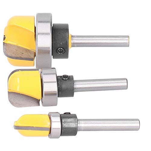 Hochfestes Holz -Mahlen -Mahlen Werkzeugset, 6mm Schaftrouter Bit mit 3pcs Hochfestes Holz -Mahlen -Mahlen Werkzeugset, 6mm Schaftrouter Bit mit 3pcs von RIZGHWOY