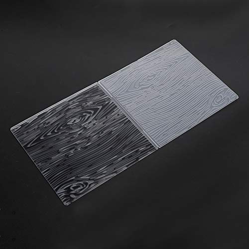 Prägienordner Langlebige Materialvorlage für Kartenherstellung, 2pcs Quadratische Form Konkav Konvexes Scrapbooking für DIY -Handwerk Fotoalbum Dekoration (EM229) von RIZGHWOY