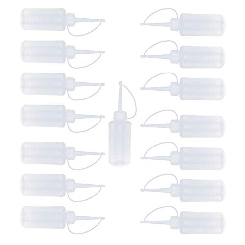 RIZGHWOY 120 Ml Nähmaschinen Öler Scharfen Ausguss Leerer Öltopf für Schmiermittel und Öle, 15 -pcs -Nähmaschinenzubehör für Maschinenfabriken von RIZGHWOY