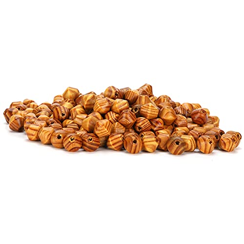 RIZGHWOY 16x16mm Kaffeefarbe Spezielle Form Holzperlen für DIY -Schmuckherstellung, 200pcs Kiefernholzperlen mit Loch für Handwerksliebhaber RIZGHWOY 16x16mm Kaffeefarbe Spezielle Form Holzperlen für DIY -Schmuckherstellung, 200pcs Kiefernholzperlen mit Loch für Handwerksliebhaber von RIZGHWOY