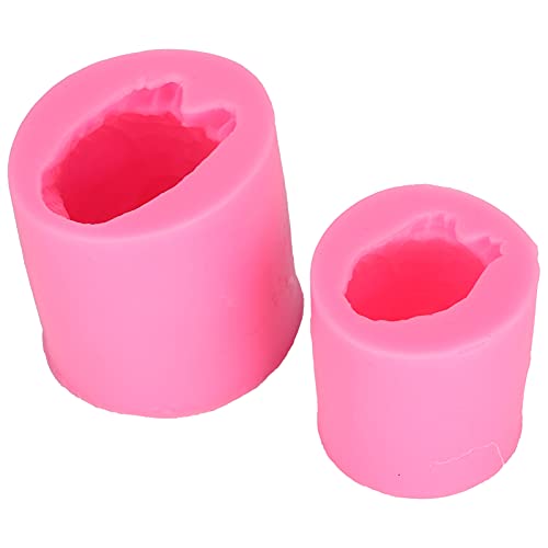 RIZGHWOY 3d -Eule 3d Silikonkuchen -Dekoration Schimmel für Rosa Snacks 2 Pack für Kochliebhaber Wiederverwendbar von RIZGHWOY