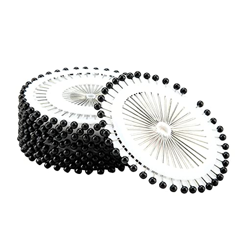 RIZGHWOY 480pcs Schneidermacherstifte Straight Pins Nähen für Handwerk Hochzeit DIY Blumensträuße (BLACK) von RIZGHWOY