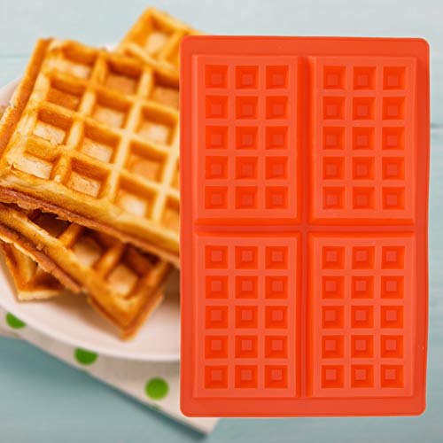 RIZGHWOY 5-Cavity-Silikon-Waffeln Schimmelpan-Pfanne Zum Frühstück Zum Backen-rot, Rund 7,28 X 0,59 Zoll, Quadratische 11 X 7,24 0,59 Zoll für Mousse und Vorgefertigte Lebensmittel (4-contiguelles RIZGHWOY 5-Cavity-Silikon-Waffeln Schimmelpan-Pfanne Zum Frühstück Zum Backen-rot, Rund 7,28 X 0,59 Zoll, Quadratische 11 X 7,24 0,59 Zoll für Mousse und Vorgefertigte Lebensmittel (4-contiguelles von RIZGHWOY