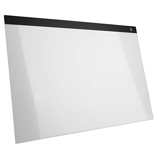 RIZGHWOY A2 LED -LED -Leichtscheibe Zum Skizzieren und Scrapbooking mit Unendlicher Helligkeitskontrolle für Künstler und Designer, Schwarzes Acrylpanel RIZGHWOY A2 LED -LED -Leichtscheibe Zum Skizzieren und Scrapbooking mit Unendlicher Helligkeitskontrolle für Künstler und Designer, Schwarzes Acrylpanel von RIZGHWOY