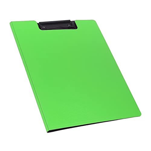 RIZGHWOY A4 Clipboard Ordner Umweltfreundlicher PP HOT -Pressungsprozess Metallclip für Bürodatenspeicher (GREEN) von RIZGHWOY