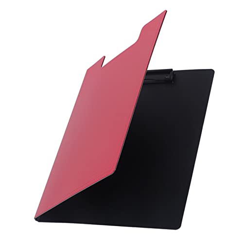 RIZGHWOY A4 Clipboard Ordner Umweltfreundlicher PP HOT -Pressungsprozess Metallclip für Bürodatenspeicher (Rot) von RIZGHWOY