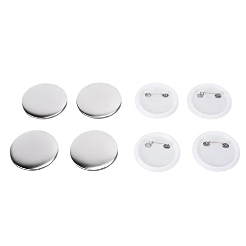 RIZGHWOY Abzeichen Zurück -Cover Tinplate Plastik Basis DIY -Abzeichen für Weihnachten Geburtstagsgeschenke und Party Gefälligkeiten (100 Sätze mit 50-mm-Abzeichen) von RIZGHWOY