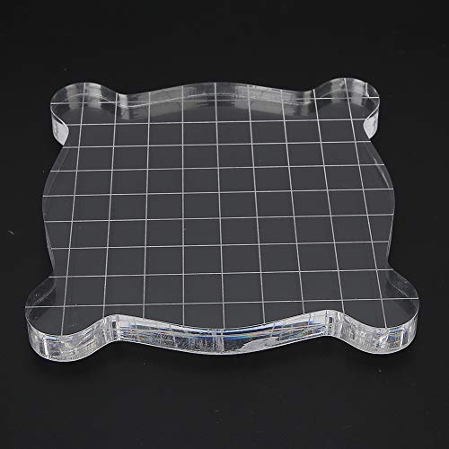 RIZGHWOY Acryl -Tonplatte Robustes Transparentes Werkzeug für die Dicke von 9 Mm Dicke von Töpferei für DIY -Projekte (10 * 10 * 0,9 cm, kleines Quadrat mit) von RIZGHWOY