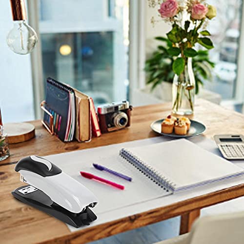 RIZGHWOY Bookbinding Stapler Haltbares Schaltpapier Grundstück für Büroversorgungen, 2-20 Seiten Buch Bindung für Studenten und Fachleute, Silbergrau Abs Material von RIZGHWOY