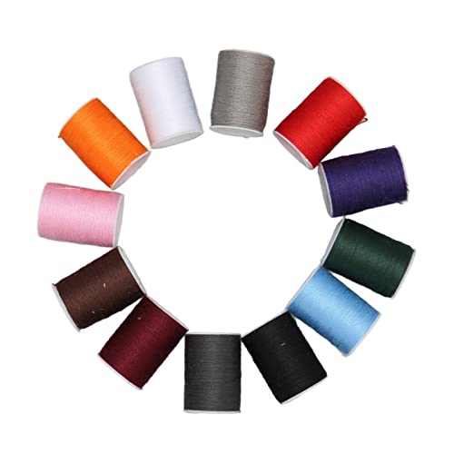 RIZGHWOY Buntes Polyester -Nähfaden 12 Stickstickfaden für Handnähung Haushalt RIZGHWOY Buntes Polyester -Nähfaden 12 Stickstickfaden für Handnähung Haushalt von RIZGHWOY