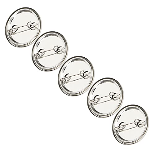 RIZGHWOY DIY Leer -Pin - Emblem Medaille Teile 100pcs Handwerk für Spezielle Geschenke, Blechmaterial (100 Sätze 32-mm-Metallabzeichen) von RIZGHWOY