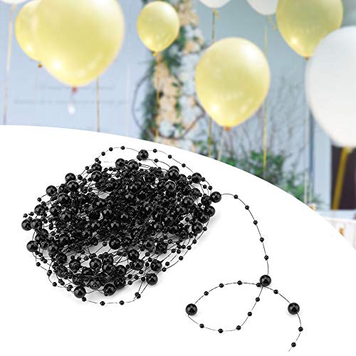 RIZGHWOY Dekorative Fischdrahtkette 10m DIY Hochzeitsfeier Dekoration (BLACK) von RIZGHWOY