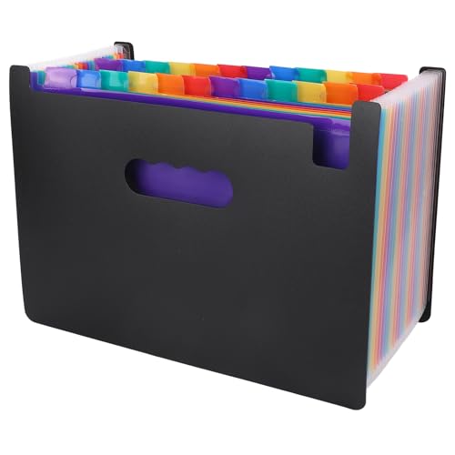 RIZGHWOY Erweiterung des Dateiordners Großkapazitätsklang Organizer mit Farbenfrohen Registerkarten für die Büroschule 24 Taschen RIZGHWOY Erweiterung des Dateiordners Großkapazitätsklang Organizer mit Farbenfrohen Registerkarten für die Büroschule 24 Taschen von RIZGHWOY