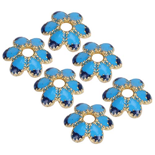 RIZGHWOY Exquisite Blumenlegierung Perlenkerze Accessoire für Handgefertigten Schmuck für Armbandherstellung 30 Stcs, DIY -Schmuck für Freunde und Familie von RIZGHWOY