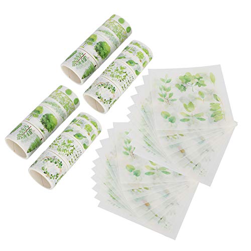 RIZGHWOY Japanische Papierbandaufkleber Set Exquisite Muster für DIY Scrapbook Notepad Dekoration Mehrere Anwendungen Washi Tape Aufkleber für Geschenkverpackungen und Grußkarten von RIZGHWOY