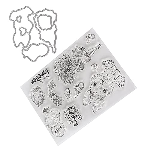 RIZGHWOY Klar, Hautfreundliche Transparente Stempel für Kartenherstellung von Dekoration Scrapbooking, Wiederverwendbarer Stempel für DIY-Projekte, Ideales für Handwerksliebhaber und Freunde RIZGHWOY Klar, Hautfreundliche Transparente Stempel für Kartenherstellung von Dekoration Scrapbooking, Wiederverwendbarer Stempel für DIY-Projekte, Ideales für Handwerksliebhaber und Freunde von RIZGHWOY