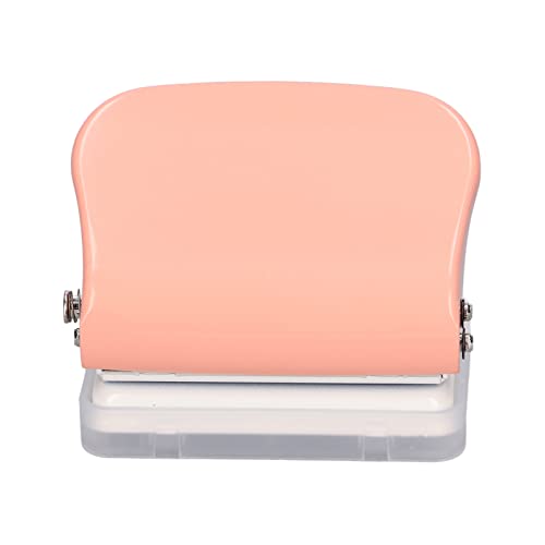 RIZGHWOY Kompaktes Handheld -Loch -Punch mit Lineal Design und Plastikbodenkissen, Geeignet für Büro und Schule, 2,8 X 2,1 X,5 Zoll (rosa-orange) von RIZGHWOY