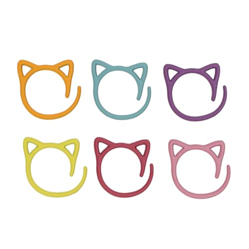 RIZGHWOY Metallstich -Marker Multicolor -Katzenverriegelung für Strickhäkeln, 24 pcs Zinklegierung Marker für Kunst und Handwerksprojekte RIZGHWOY Metallstich -Marker Multicolor -Katzenverriegelung für Strickhäkeln, 24 pcs Zinklegierung Marker für Kunst und Handwerksprojekte von RIZGHWOY