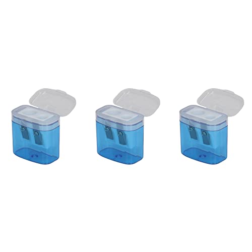RIZGHWOY Mini Tragbarer Doppel -Loch -Bleistiftschärfer Effizient Schärfe Dicke und Dünne Stifte für Schüler, 3PCs, PP Material RIZGHWOY Mini Tragbarer Doppel -Loch -Bleistiftschärfer Effizient Schärfe Dicke und Dünne Stifte für Schüler, 3PCs, PP Material von RIZGHWOY