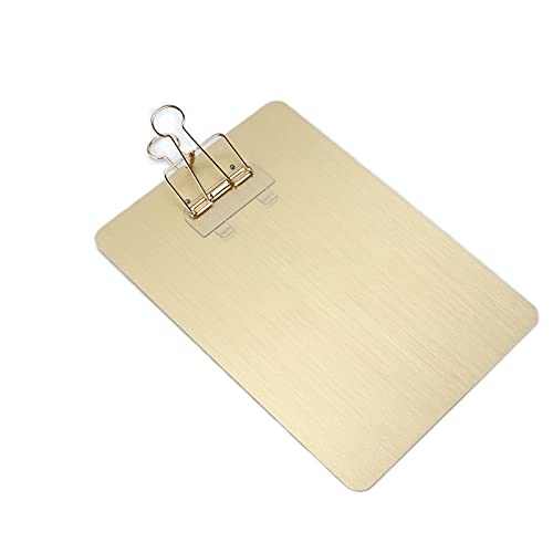 RIZGHWOY Multifunktional Haltbarer Klemmbrettungsordner Zum Schreiben von Zeichnungsmal (GOLD) von RIZGHWOY