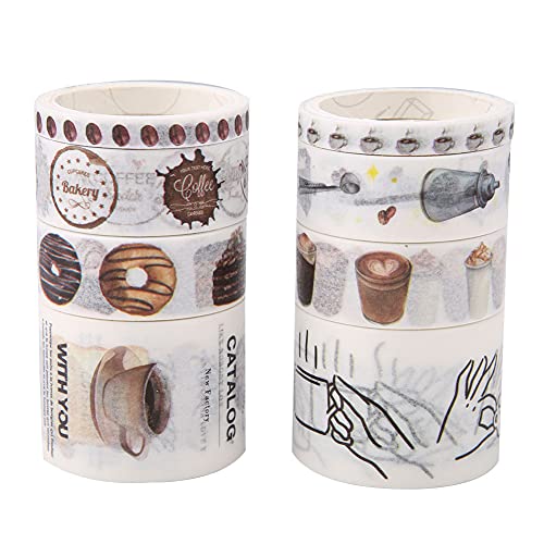 RIZGHWOY Multisize Girl Decoration Wandaufkleber Farbenfrohe Acht Rollen Hausaufkleber für Raumdekoration (#14) von RIZGHWOY