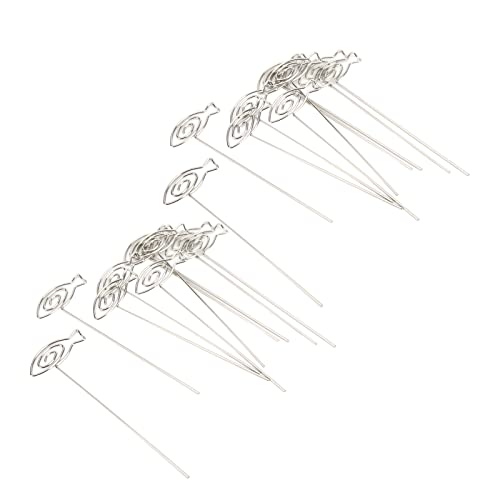 RIZGHWOY Place Card Holder Premium Metall Langable Anti -Oxidations -Clips für Hochzeitsfeier und Büroememo [20 Stück] (Fischform) von RIZGHWOY