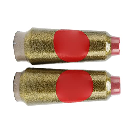 RIZGHWOY Polyester Fadeless Gold Metallic -Faden 3500YD Stickfaden für Dekoration Handwerk DIY Machine Waschbar RIZGHWOY Polyester Fadeless Gold Metallic -Faden 3500YD Stickfaden für Dekoration Handwerk DIY Machine Waschbar von RIZGHWOY